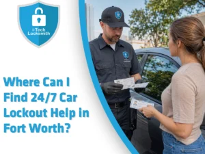I-Tech Locksmith - Fort Worth technician providing 24 7 car lockout help in Fort Worth