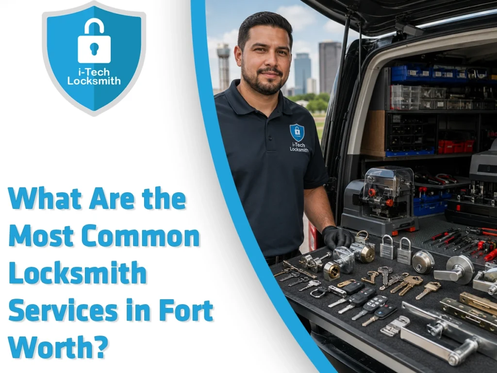 I-Tech Locksmith - Fort Worth technician providing common locksmith services in Fort Worth