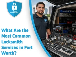 I-Tech Locksmith - Fort Worth technician providing common locksmith services in Fort Worth
