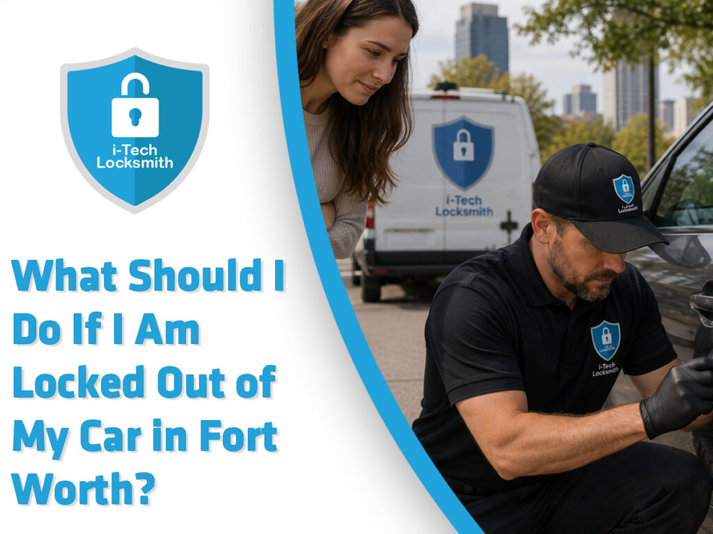 Locked out of my car in Fort Worth with a locksmith helping safely