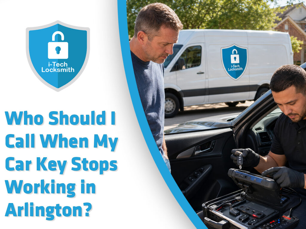 Car key stops working in Arlington with automotive locksmith helping