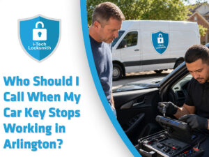 Car key stops working in Arlington with automotive locksmith helping